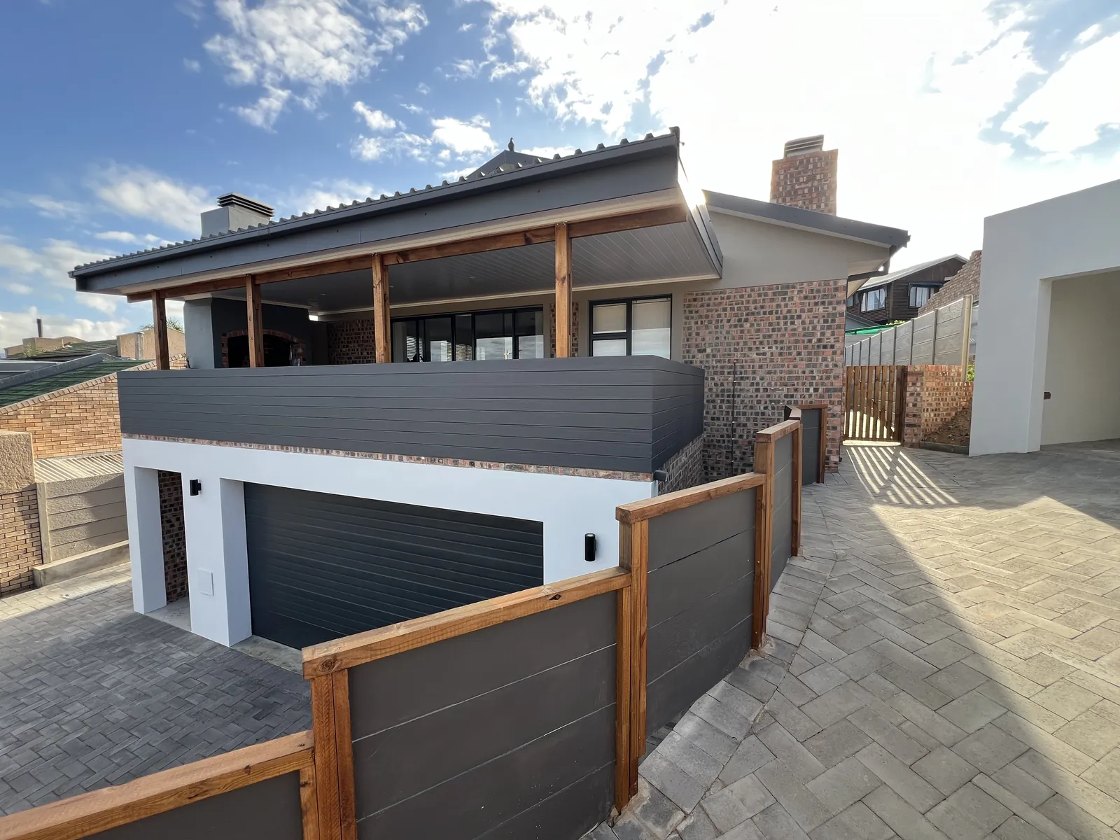 New face-brick home in Fraaiuitsig with double garage and covered timber patio